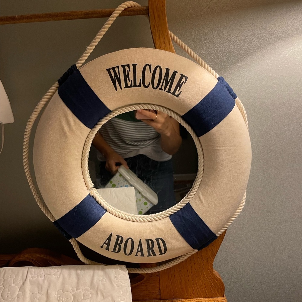 Nautical nursery theme Mirror
